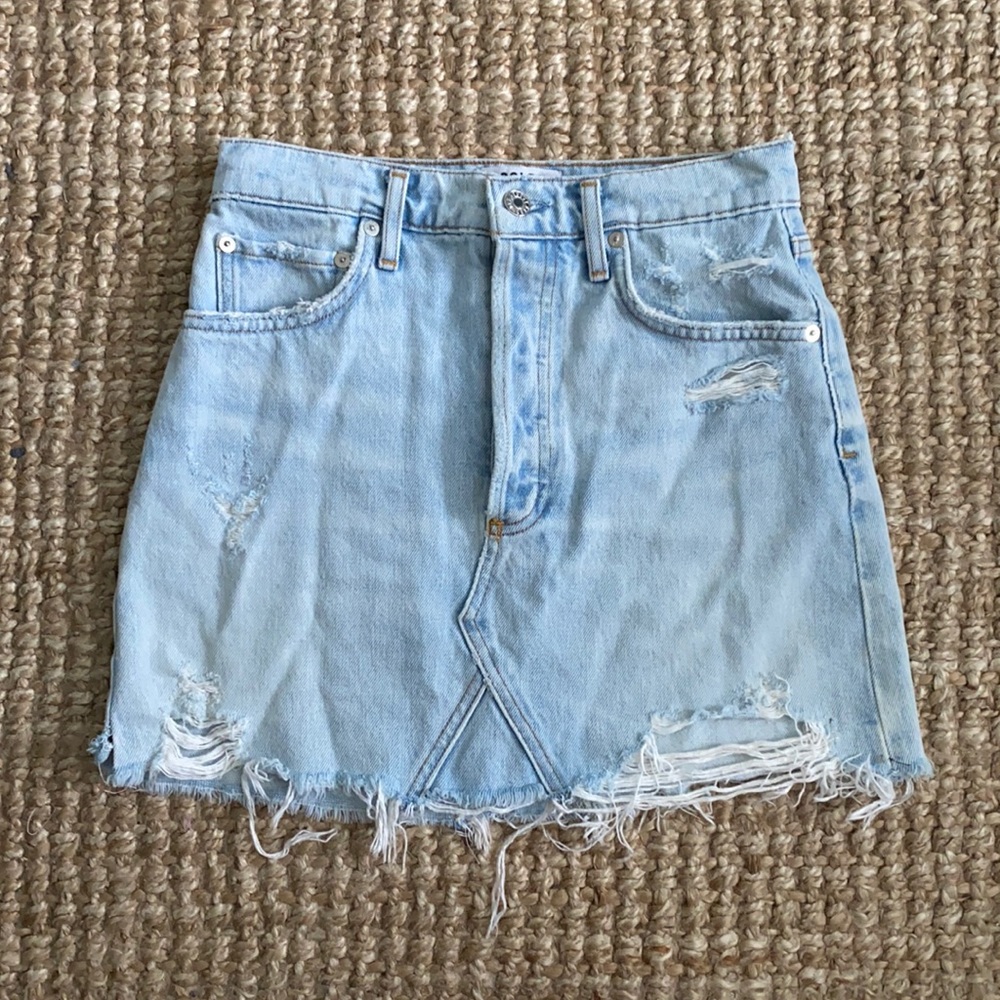 Agolde Quinn Jean skirt